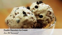 Double Chocolate Ice Cream - Low Fat Ice Creams | Without Ice Cream Maker