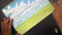 How to draw a tree at distance with pastels