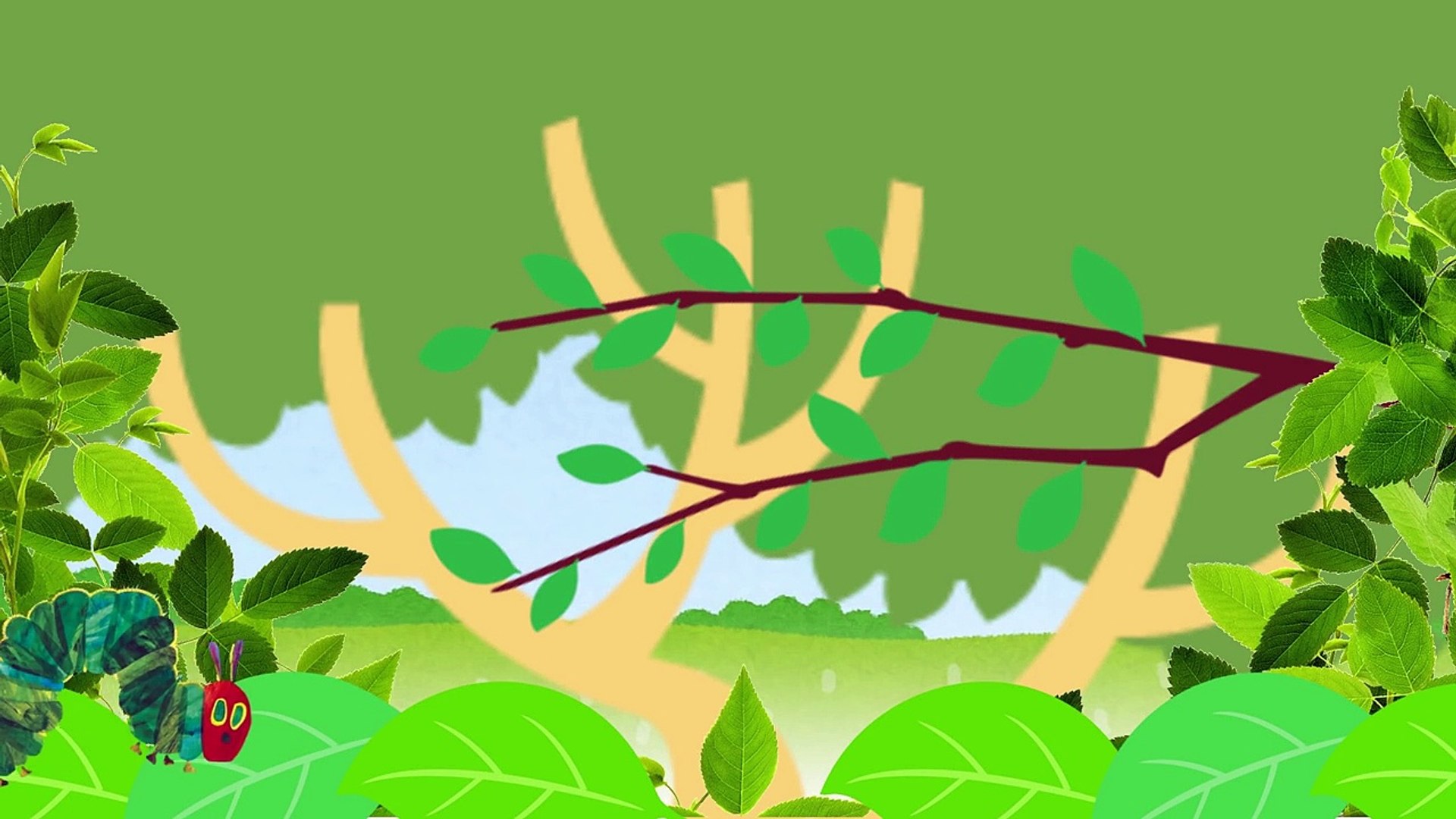 The Very Hungry Caterpillar【Wednesday】Animation of a Picture