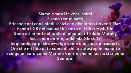 Caparezza - Ti fa stare bene (Testo)