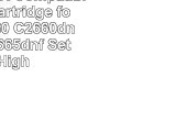 VICTORSTAR Compatible Toner Cartridge for Dell C2660  C2660dn  C2665  C2665dnf Set of 4
