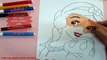 princess coloring pages : How to color snow white , coloring pages for girls , speed coloring