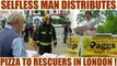 London Parson Green: Man distributes free pizza to officials engaged in rescue | Oneindia News