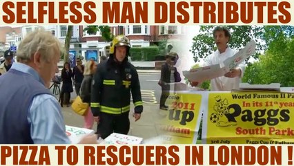 London Parson Green: Man distributes free pizza to officials engaged in rescue | Oneindia News