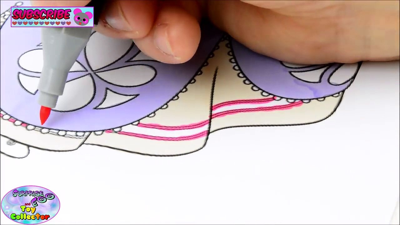 Disney Coloring Book Princess Sofia The First Episode Surprise Egg and Toy Collector SETC