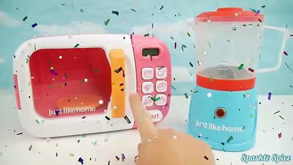 Learn Fruits Colors with Paw Patrol Mer Pup Clip Slime Surprise Toys, Cooking Microwave Ov