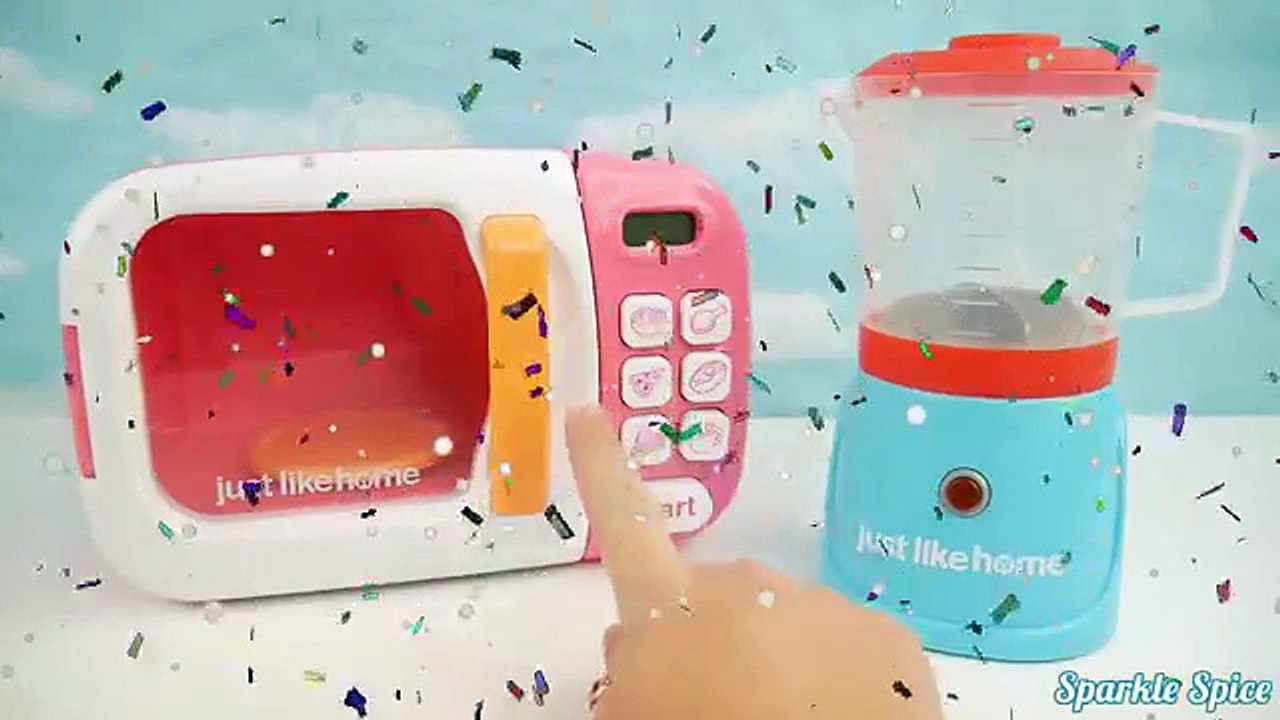 Learn Fruits Colors with Paw Patrol Mer Pup Clip Slime Surprise Toys, Cooking Microwave Ov