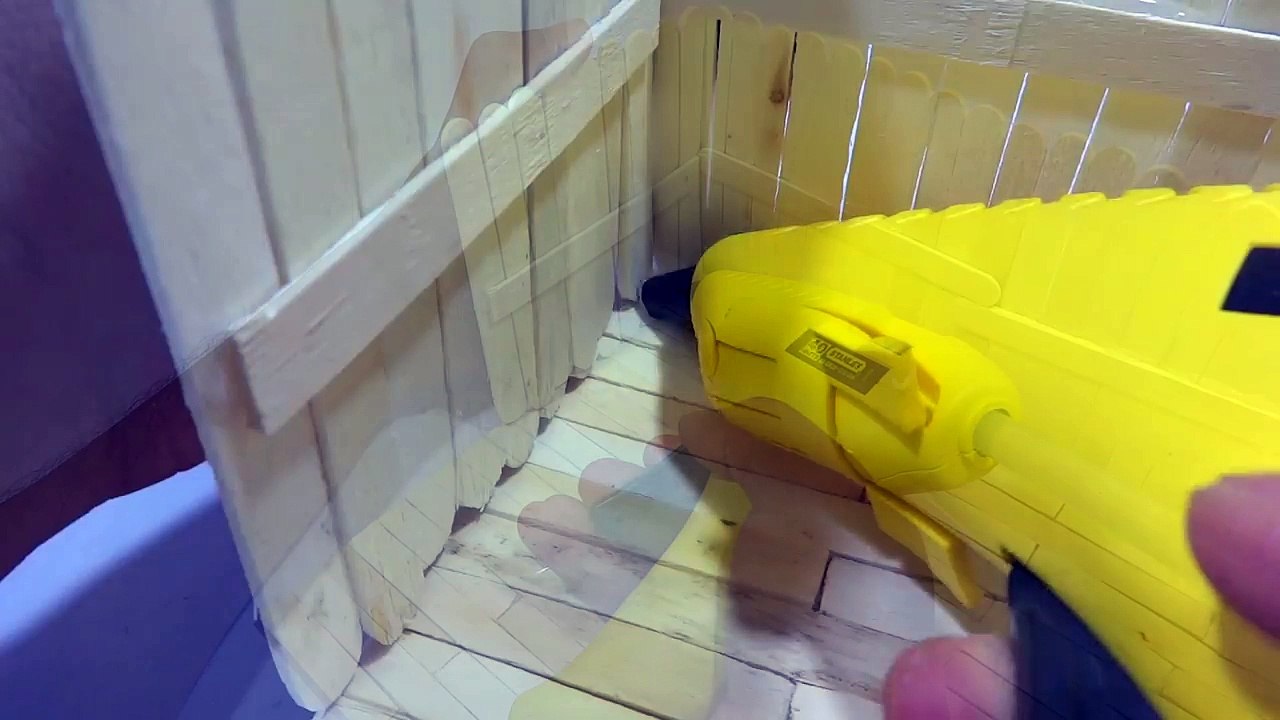 How to Make Popsicle Stick House
