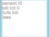 SOJIINK Remanufactured HP Replacement High Yield Black Ink Cartridge w Auto Ink Level