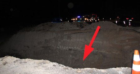 Kaza Yerine Giden Asker, 10 Metrelik Dev Çukura Yuvarlandı