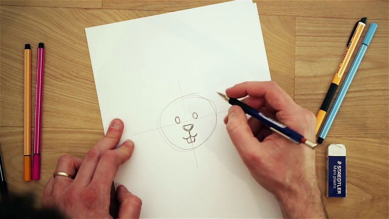 Disegni di Pasqua da colorare per bambini: il coniglio