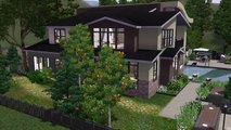 The Sims 3 - Building a modern lakeside mansion