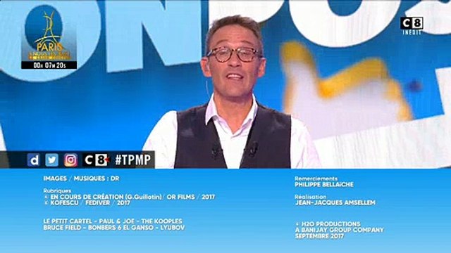Julien Courbet présentait hier soir la dernière de TPMP le vendredi: ça a été extraordinaire d'être avec vous !