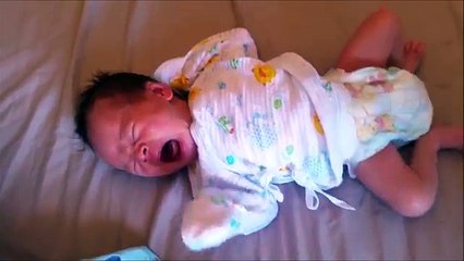 Day13 - Baby Wilson Funny Cute Face, Crying after Poop and looks *drunk* after Milk