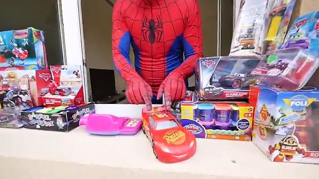 CARS 3 Mcqueen Vs Autobot Transformers Toys Movie w/ Learn Colors & Finger Family Songs For Kids FU