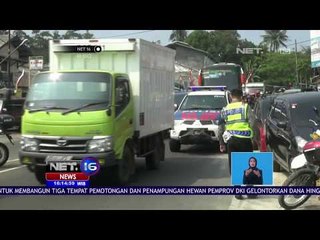 Penumpang Berdesakan Naik Bus - NET16