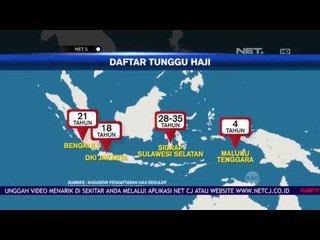 Daftar Tunggu Haji Mulai dari 4 Tahun Sampai 35 Tahun - NET5