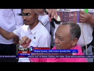 Ungkap Kegembiraan, ASN Kota Tegal Cukur Gundul Rambut NET 5