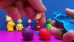 PLAY-DOH TELETUBBIES Creating Chared Molds with Toys!
