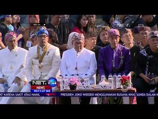 Presiden Jokowi Gunakan Busana Sunda Dalam Karnaval Kemerdekaan RI NET 24