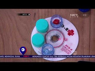 Kreatifitas Dari CD : Tempat Penyimpanan Kancing NET 10