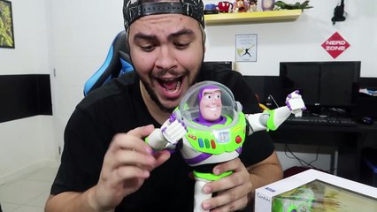 ABRINDO BRINQUEDO - CARRO DE CONTROLE REMOTO DO TOY STORY DISNEY