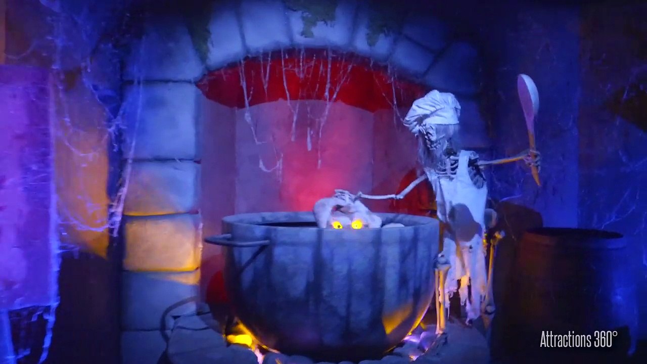 [4K] Haunted Castle Dark Ride at Santa Cruz Beach Boardwalk