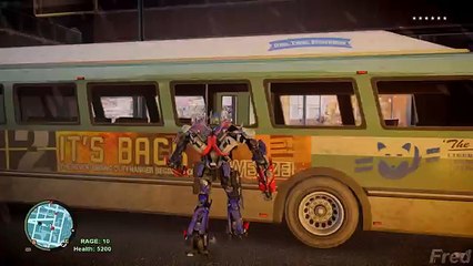 GTA IV Transformers Optimus Prime Mod vs Green Hulk Mod! - Can Optimus Defeat Incredible H