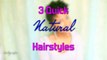 Tutorial | 3 Quick Natural Hair Styles! - Short/Med #3