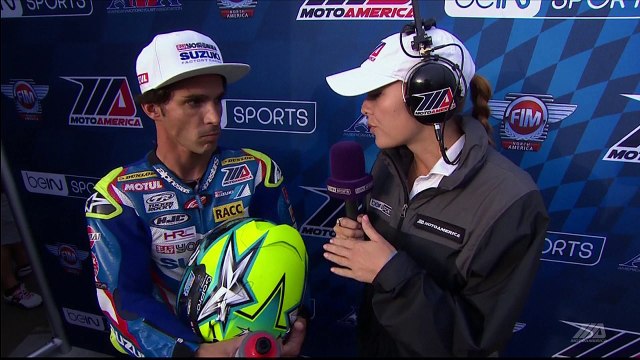 Toni Elias Interview Barber Motorsports Park Superbike Race 2