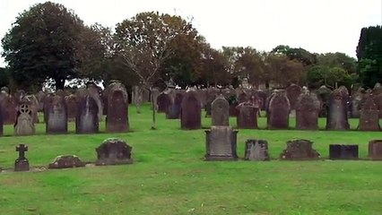 Ghost Caught on Tape in a Graveyard.