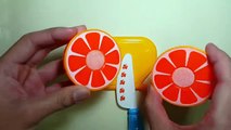 Learn names of fruits and vegetables with toy velcro cutting fruits and vegetables part 2