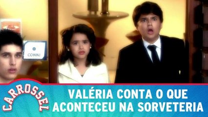 Valéria conta o que aconteceu na sorveteria