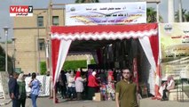 جامعة القاهرة تستقبل الطلاب بالأغانى الوطنية