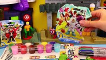 Finger Toy Art with Imaginext Superheros & Charers   Face Paint DIY Kids Art Project *|