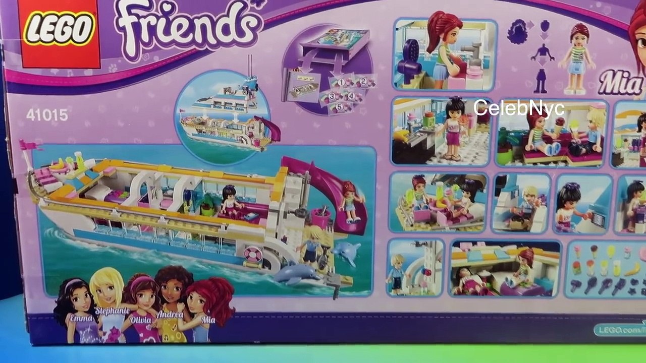 Lego Friends Dolphin Cruiser Ship Set Unboxing Review