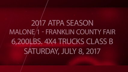 ATPA - Franklin County Fair - 07-08-2017 - 6,200lbs. 4x4 Trucks Class B