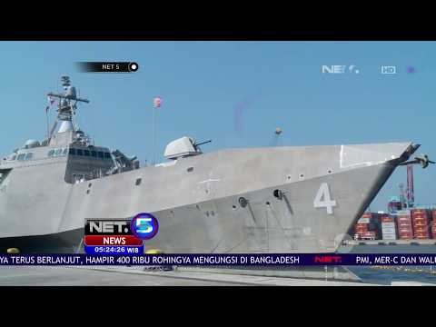 Kapal Perang Amerika Serikat Coronado Mengunjungi Indonesia - NET5