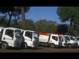 Aversa (CE) - Via Cappuccini: isola ecologica o parcheggio? (28.10.15)