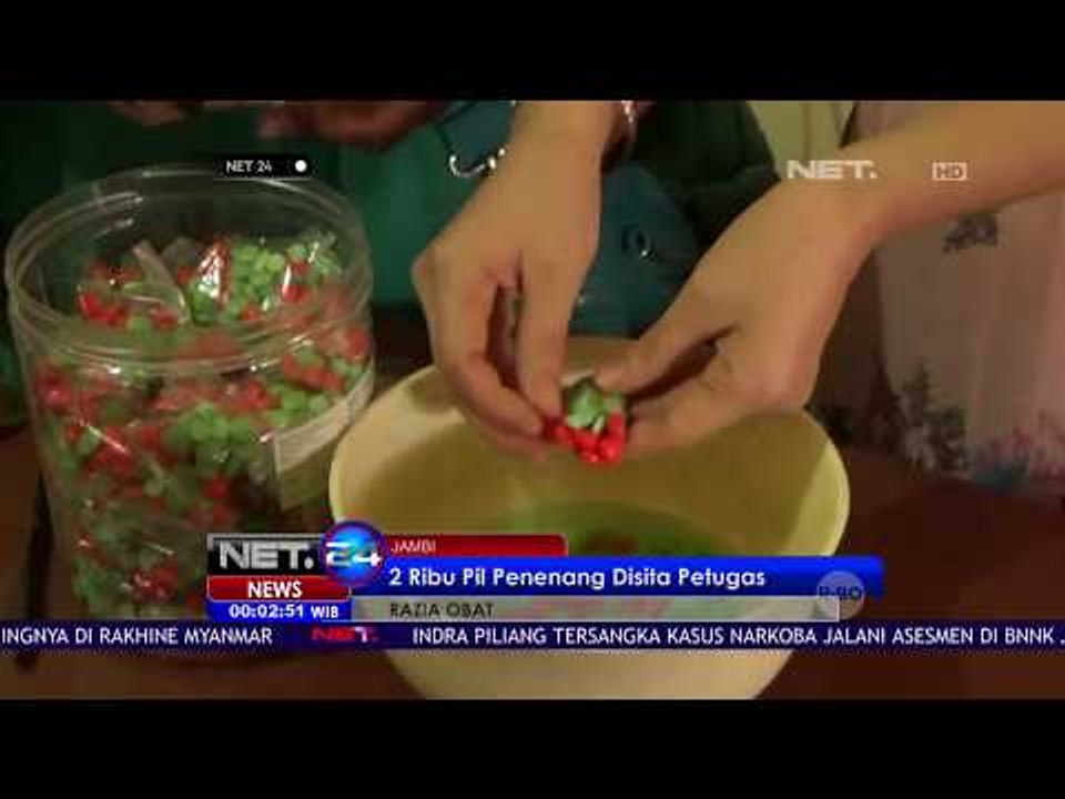 Ribuan Pil Tanpa Izin Edar Disita Petugas - NET24