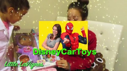 DOC MCSTUFFINS CHECK-UP ON SICK DISNEY BABY CECE!! BABYS FIRST SHOT!