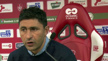 Après Brest - HAC (1-0), réaction d'Oswald Tanchot
