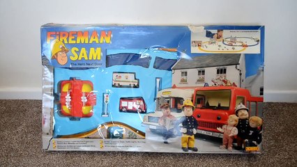 Fireman Sam Hornby Train Set Rare Vintage Play Toy Review (HD)