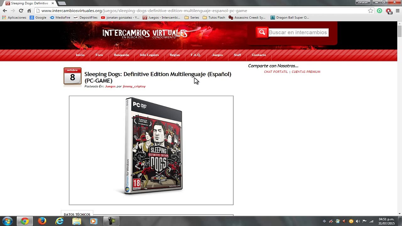 Descargar e Instalar Sleeping Dogs Definitive Edition para PC Full en Español