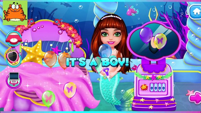 Мультик про беременную русалочку. Детский мультфильм про рождение малыша. Развивающие мультики.