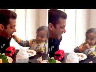 Salman Khan Gets Trolled By Nephew Ahil In This CUTE Video