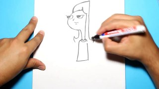 como dibujar a candace phineas y ferb - how to draw candace phineas y ferb