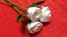 How to Make Rose Tissue Paper Flowers Flower Making of Tissue Paper Paper Flower Tutorial