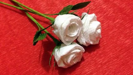 How to Make Rose Tissue Paper Flowers Flower Making of Tissue Paper Paper Flower Tutorial