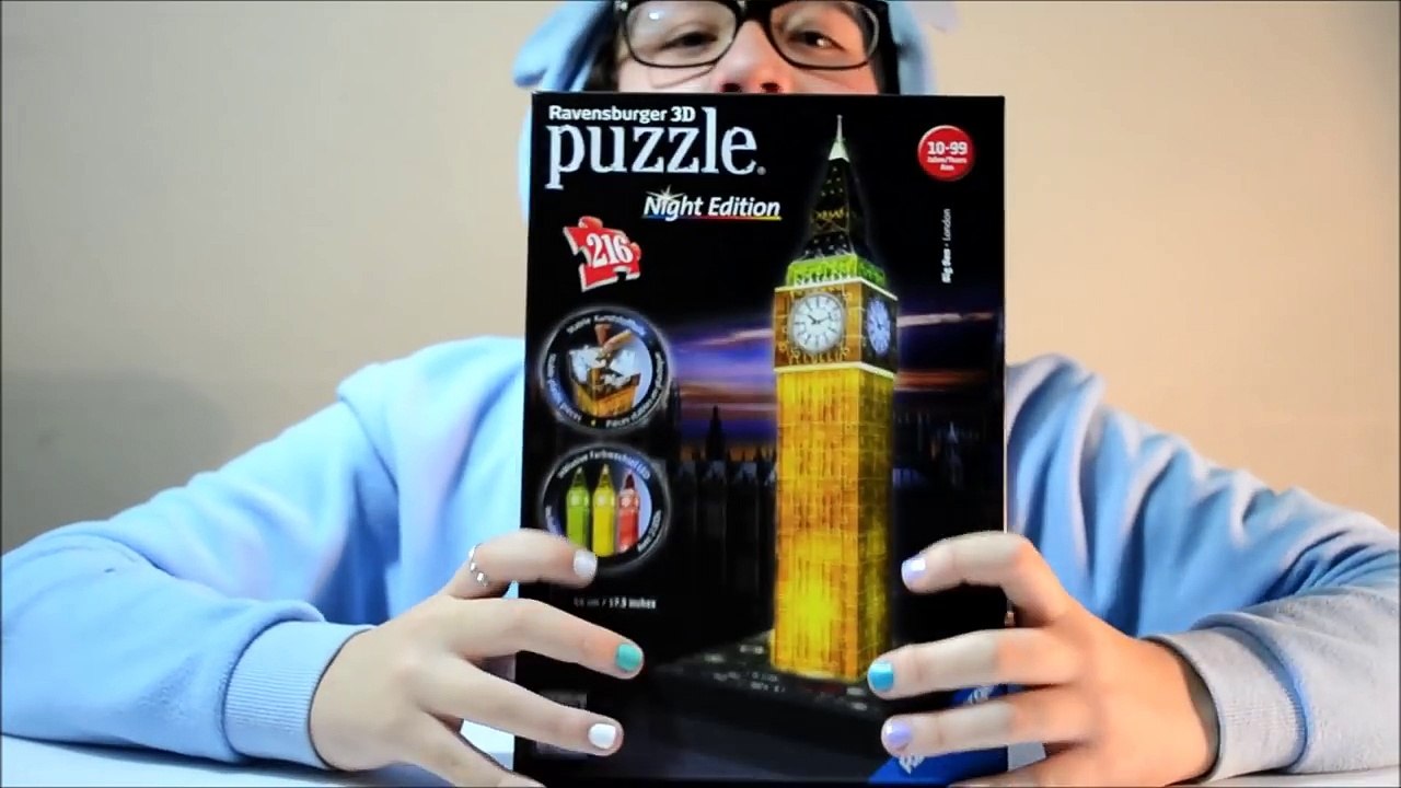 Big Ben puzzle 3D , con luz